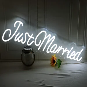 Just Married- Neon sign