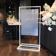 French Silver Mirror with custom writing and easel