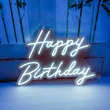 Happy Birthday- Neon Sign