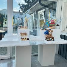 Food Risers Acrylic- set of 8 (white)