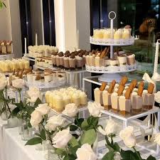 Dessert Risers- set of 8