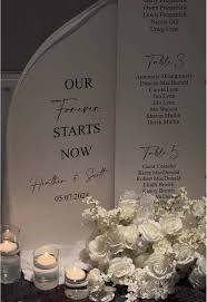 Welcome Sign Arch Acrylic