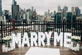 MARRY ME- Light up letters