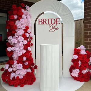 Red Rose Cascade Backdrop Set