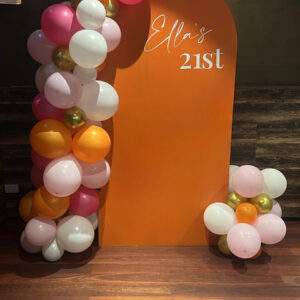 Orange Backdrop Package