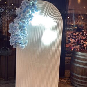 Twenty One Birthday with Blue Flower Package