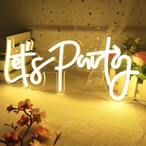 Let's Party Neon Sign