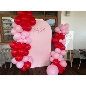 Light Pink Baby Shower Backdrop Package