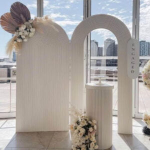 Beige Hollow Ripple and Ripple Arch Set (Delivery Item)