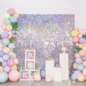Iridescent Shimmer Wall Backdrop